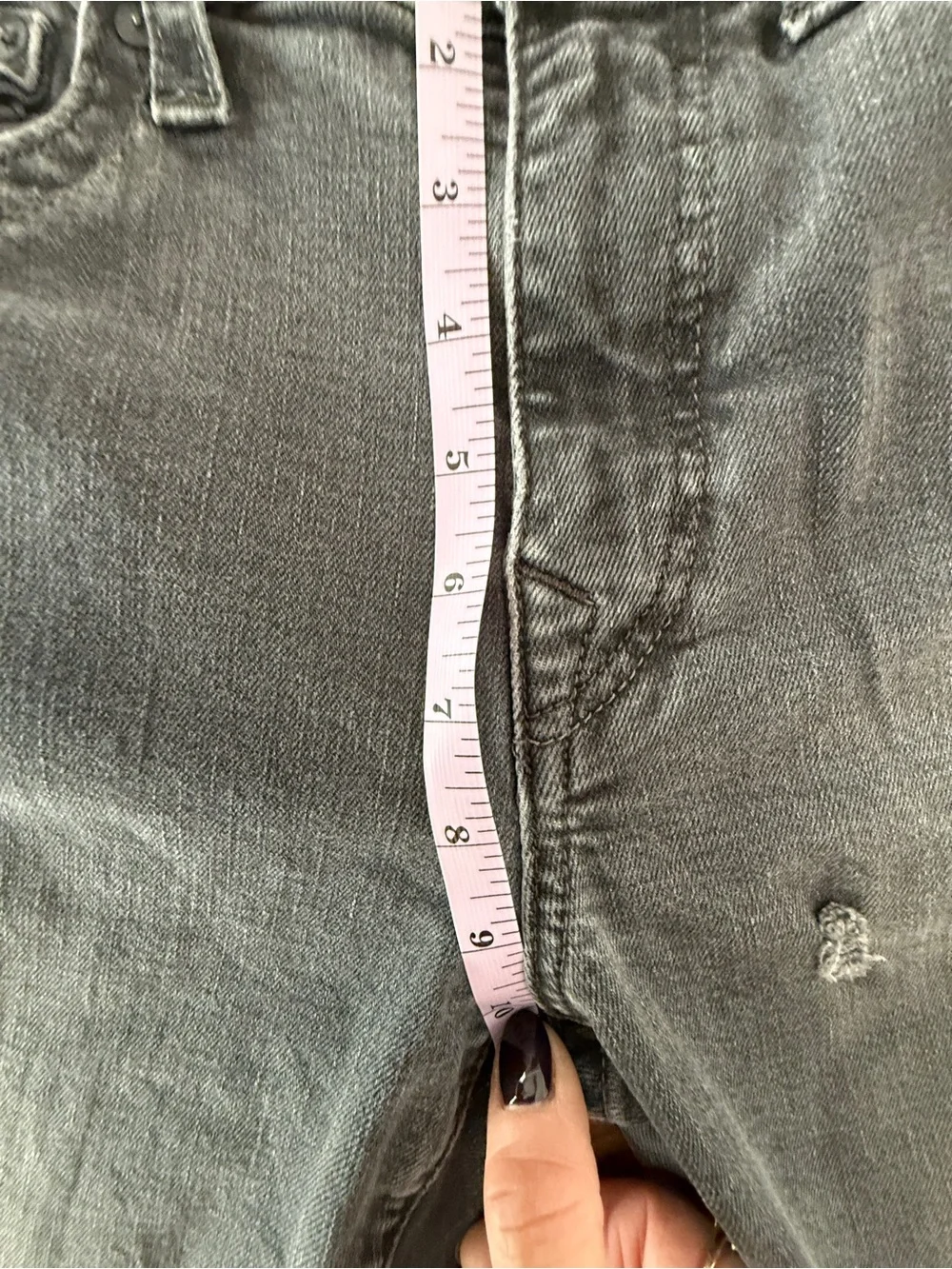 True Religion Geno Relaxed Slim Distressed Jeans Black - Size 32